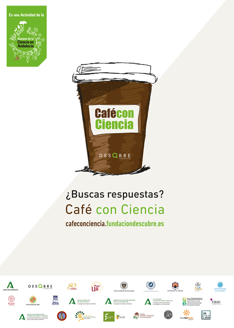 Cartel de CAFÉ CON CIENCIA 2024. UAL