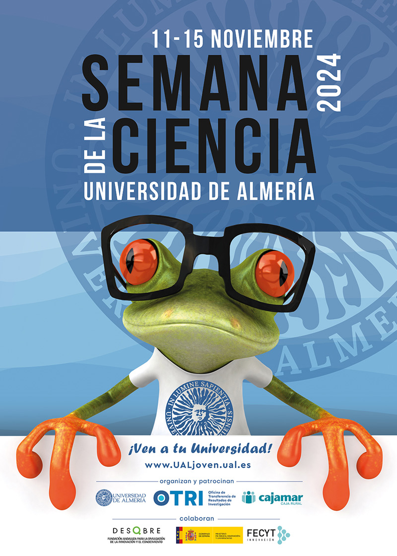 Cartel de la SEMANA DE LA CIENCIA 2024. UAL