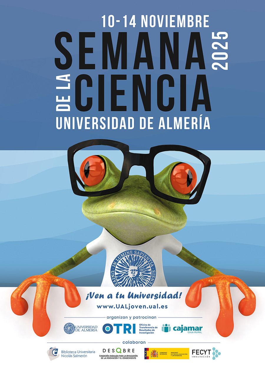 UALjoven. Semana de la Ciencia 2025. 10 al 14 de noviembre de 2025. Universidad de Almería